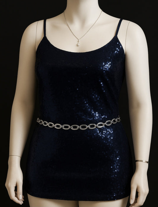 Midnight Sparkle Sequin Camisole