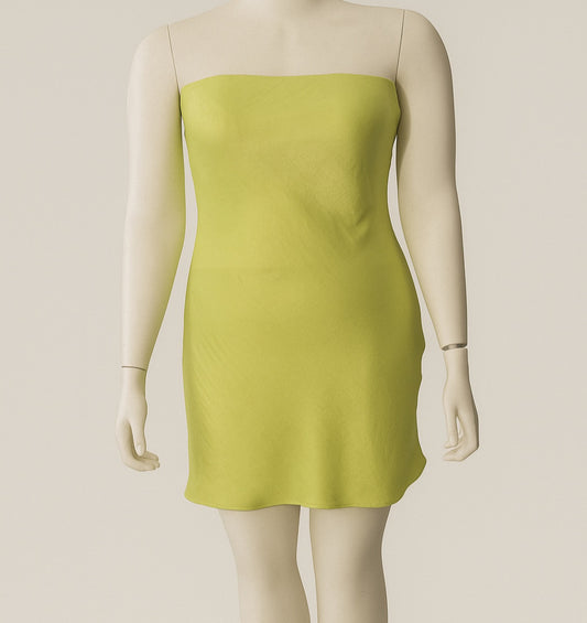 Strapless Bow Back Mini Dress