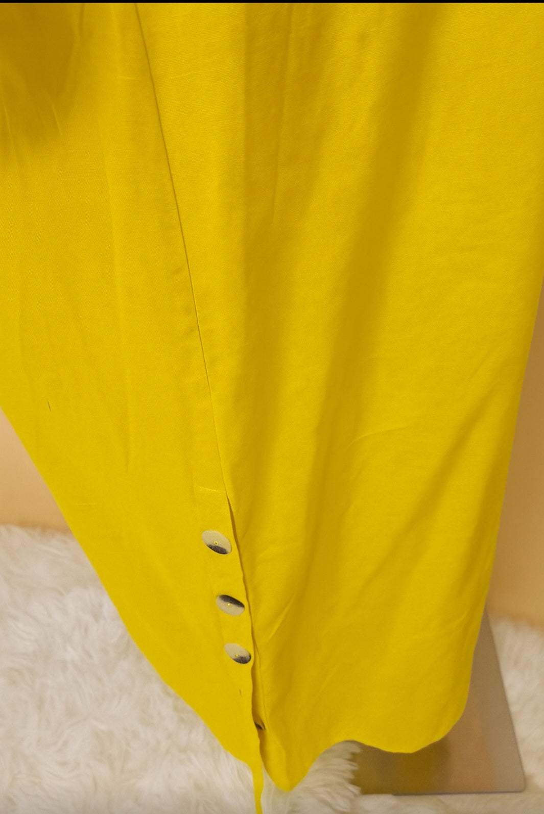 Sunshine Yellow Halter Jumpsuit with Pockets