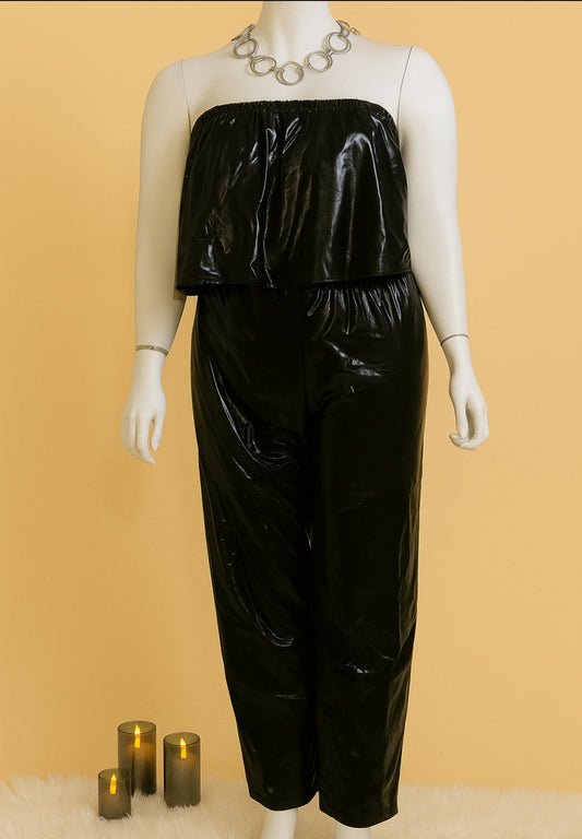 Midnight Shine Strapless Jumpsuit