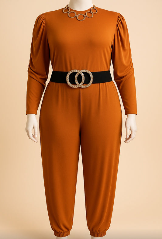 Autumn Glow Long Sleeve Jumpsuit