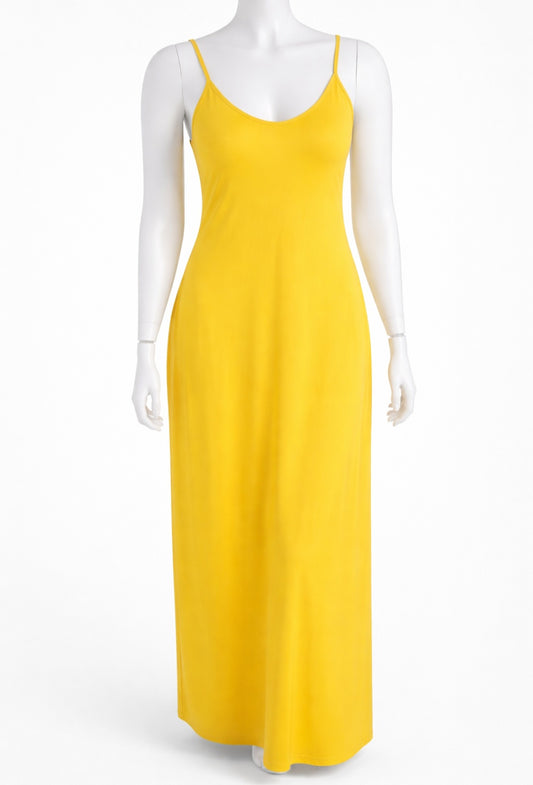 Sunshine Glow Maxi Slip Dress