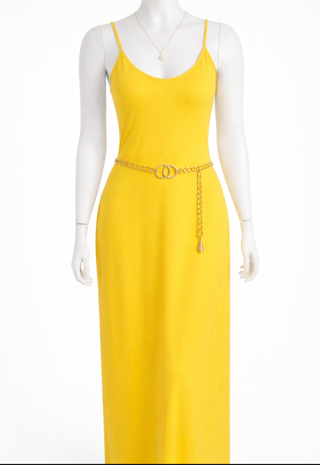 Sunshine Glow Maxi Slip Dress